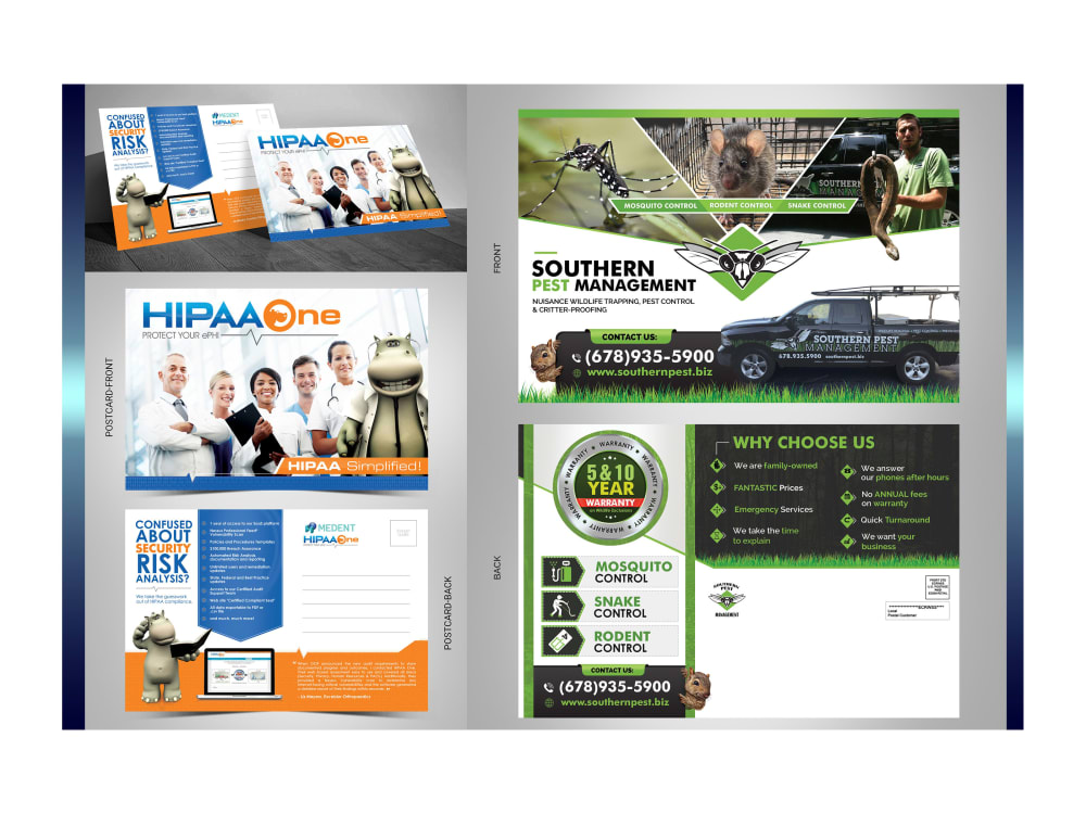 Design direct mail eddm and promotional postcards for you Upwork