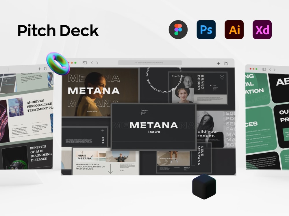 Professional Pitch Deck Presentation with Custom Designs Upwork