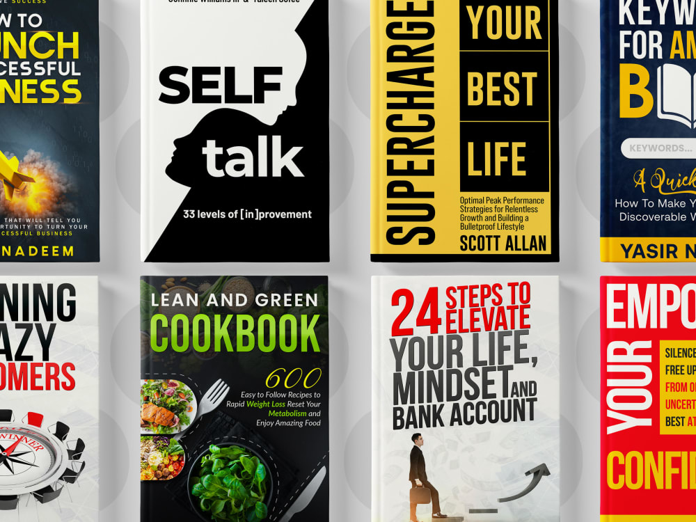 Professional book cover design or ebook cover design Upwork