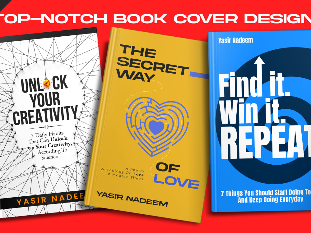 Professional book cover design or ebook cover design Upwork