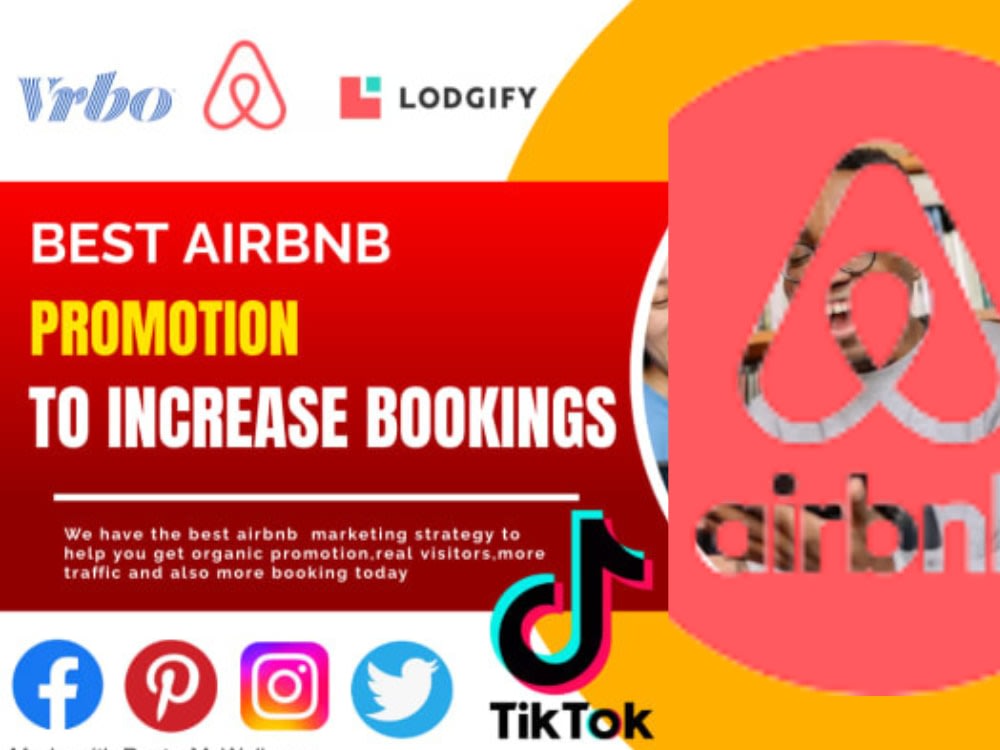 A professional Airbnb promotion, Airbnb listing, Airbnb marketing, vrbo