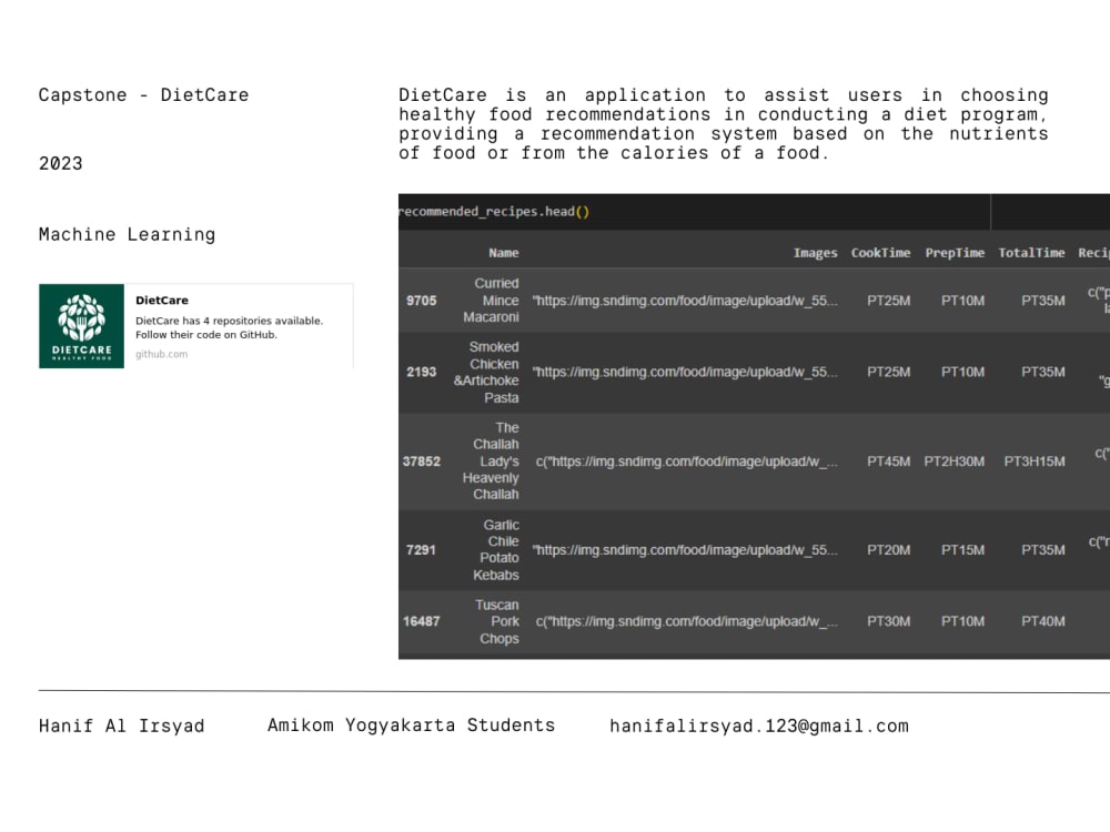 Create Model Machine Learning / Deep Learning / Data Visualization | Upwork