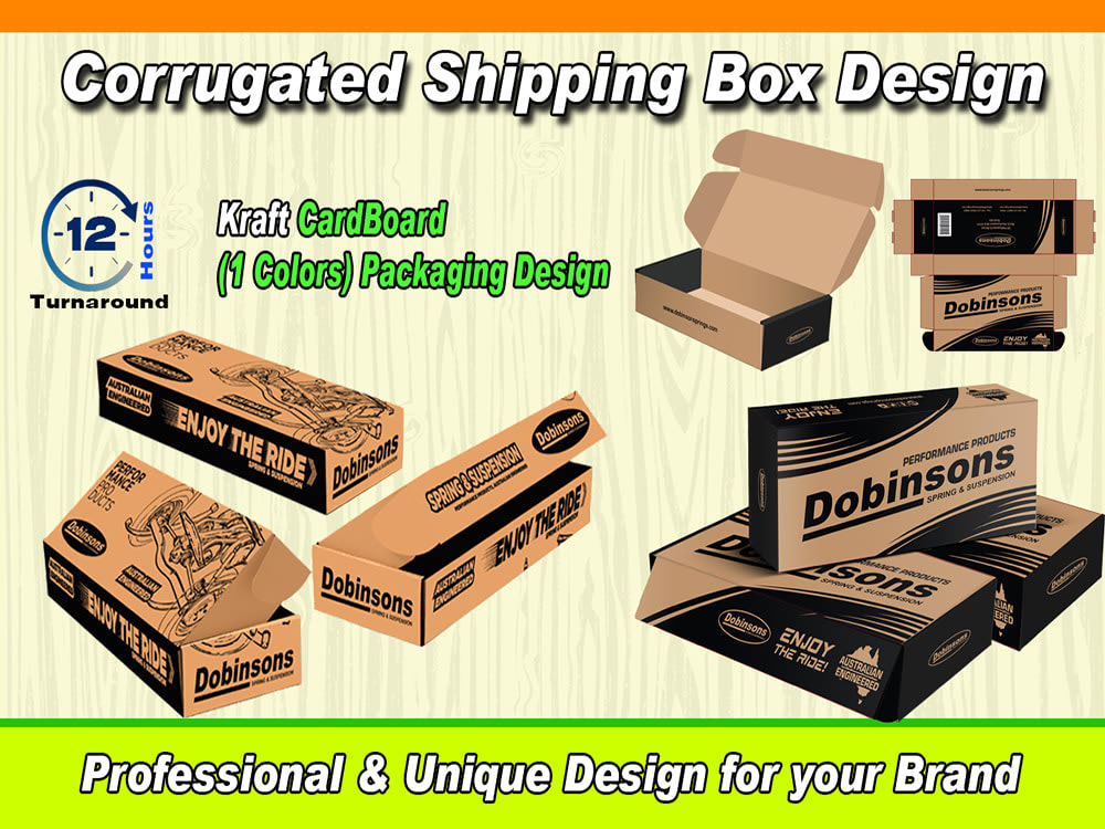 Custom corrugated & kraft boxes, sustainable packaging for small