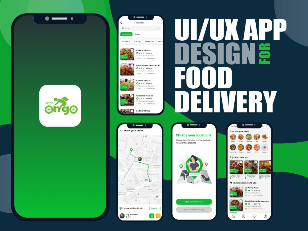 Food Delivery Mobile Application with Driver App &Vendor App, Food ...
