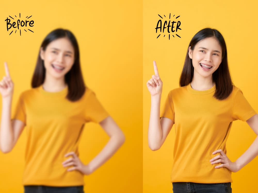 Fix blurry photo, improve image quality, enhance,image upscale