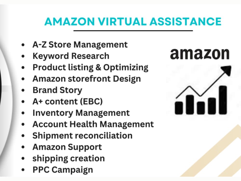 AZ Amazon store management including professional PPC campaign