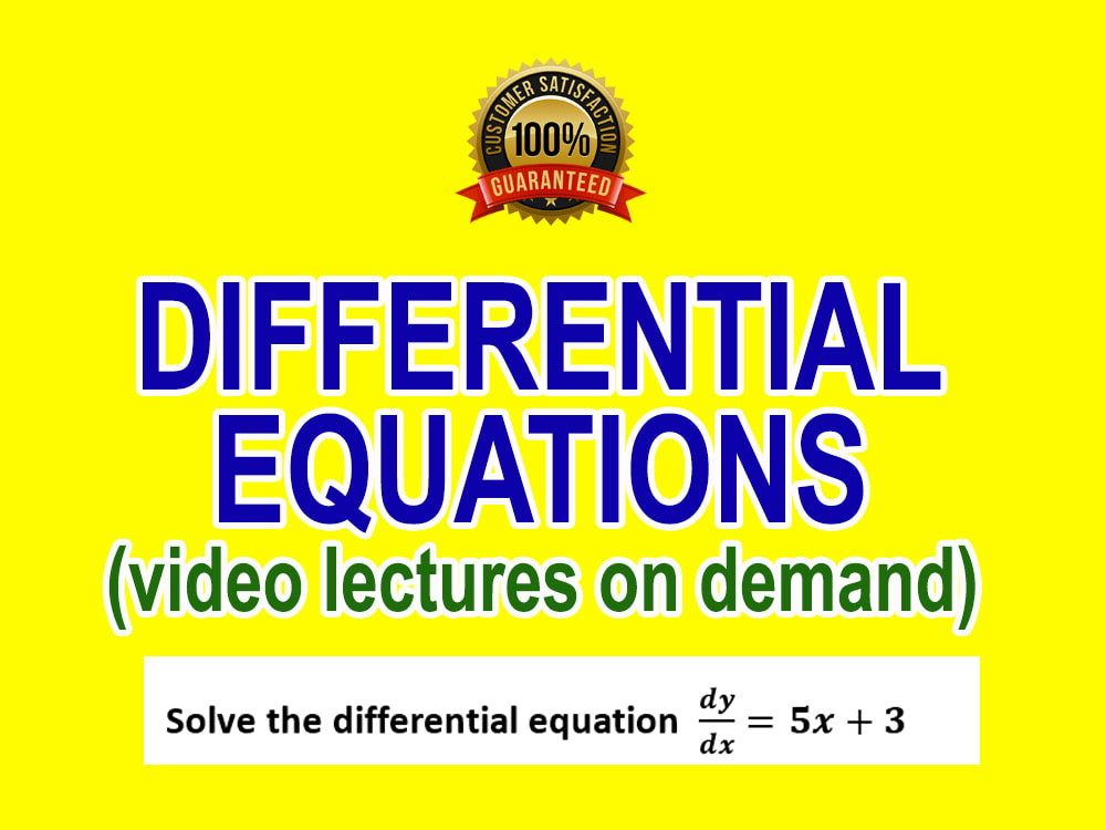 Help you to learn differential equations Upwork