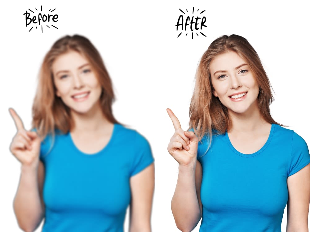 Fix blurry photo, improve image quality, enhance,image upscale