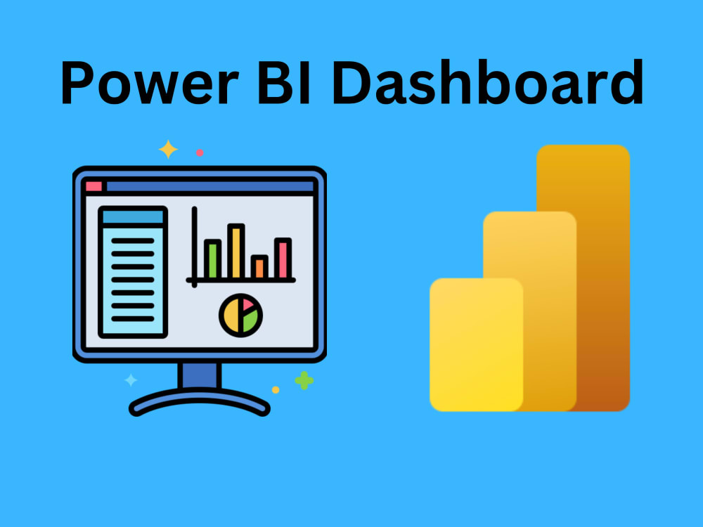 Microsoft Power BI interactive dashboard, Charts, KPIs, Data