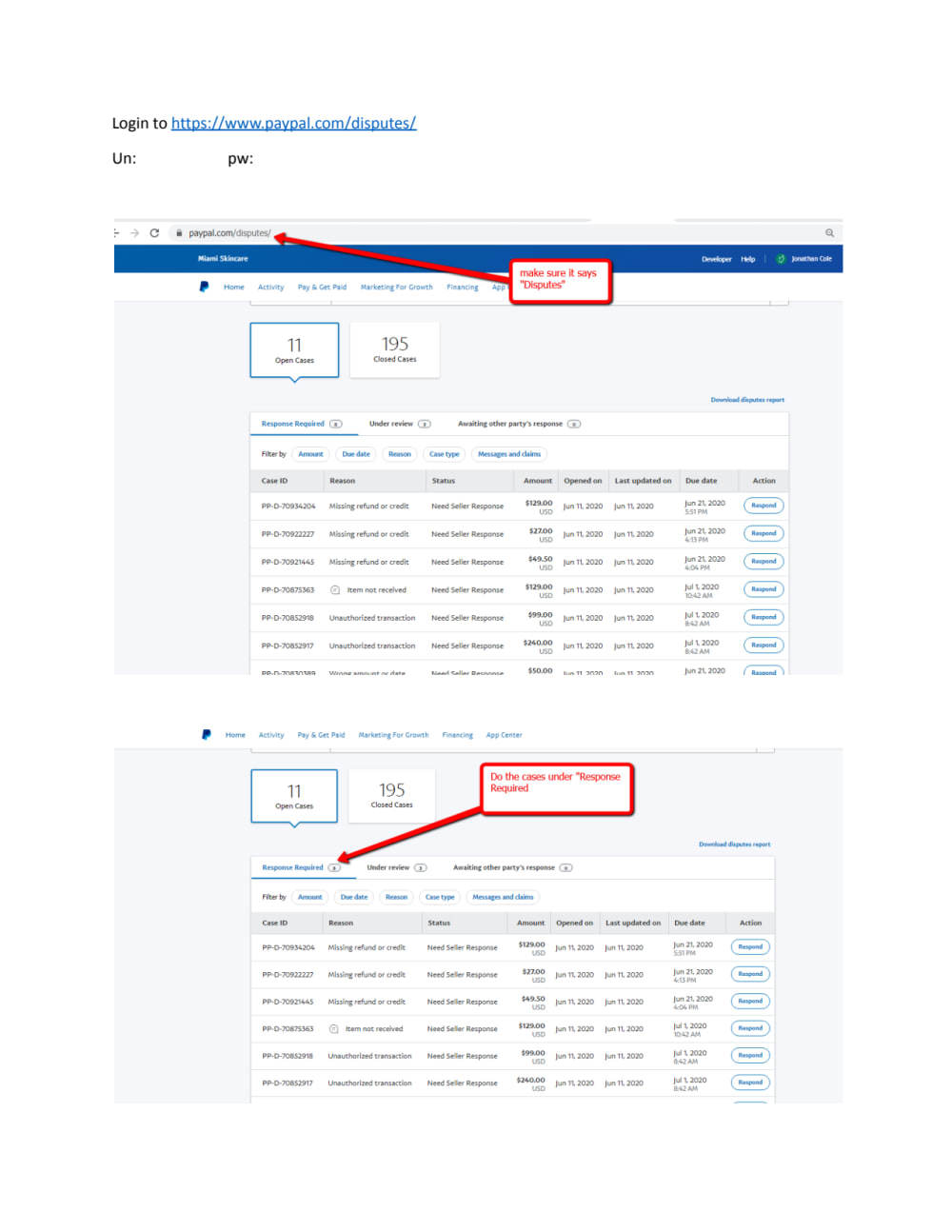 Responded PayPal disputes, claims, chargebacks and pre-chargebacks | Upwork