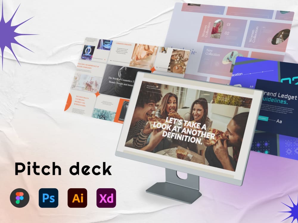 Professional Pitch Deck Presentation with Custom Designs Upwork