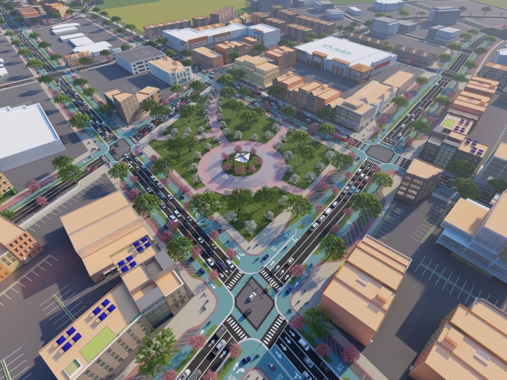 The 3D model based on Google Maps' location | Upwork