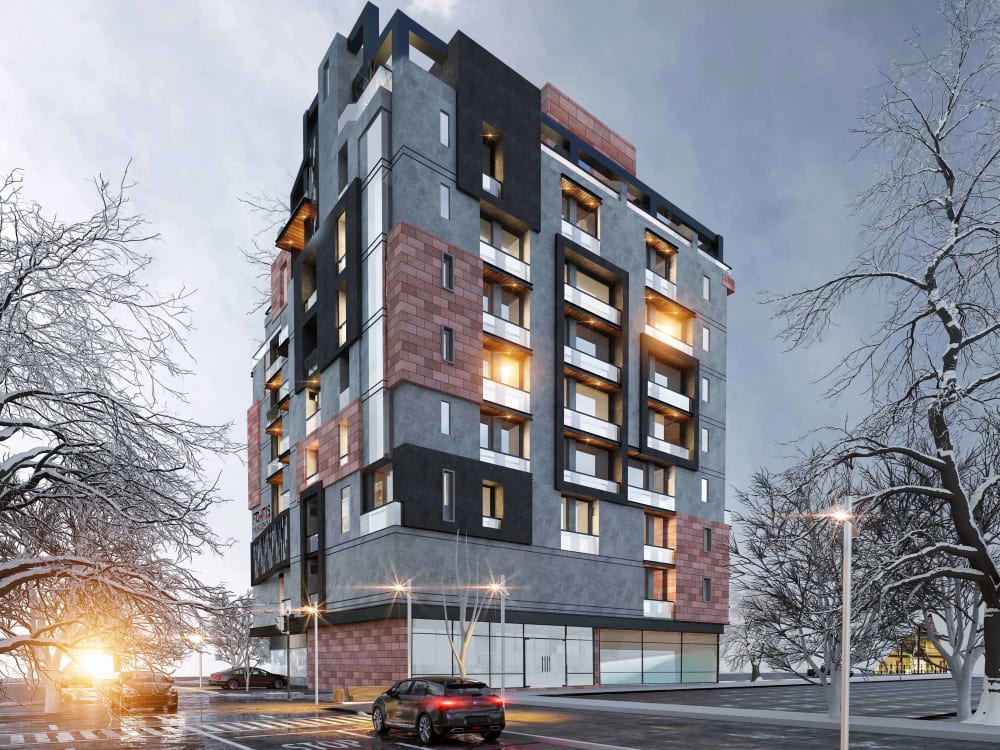 Architectural Revit/SketchUp 3d model and Lumion realistic renders