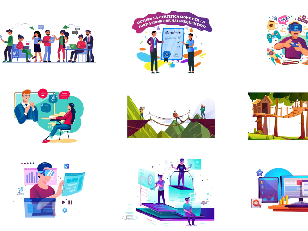 A vector illustration for your brand and digital art | Upwork