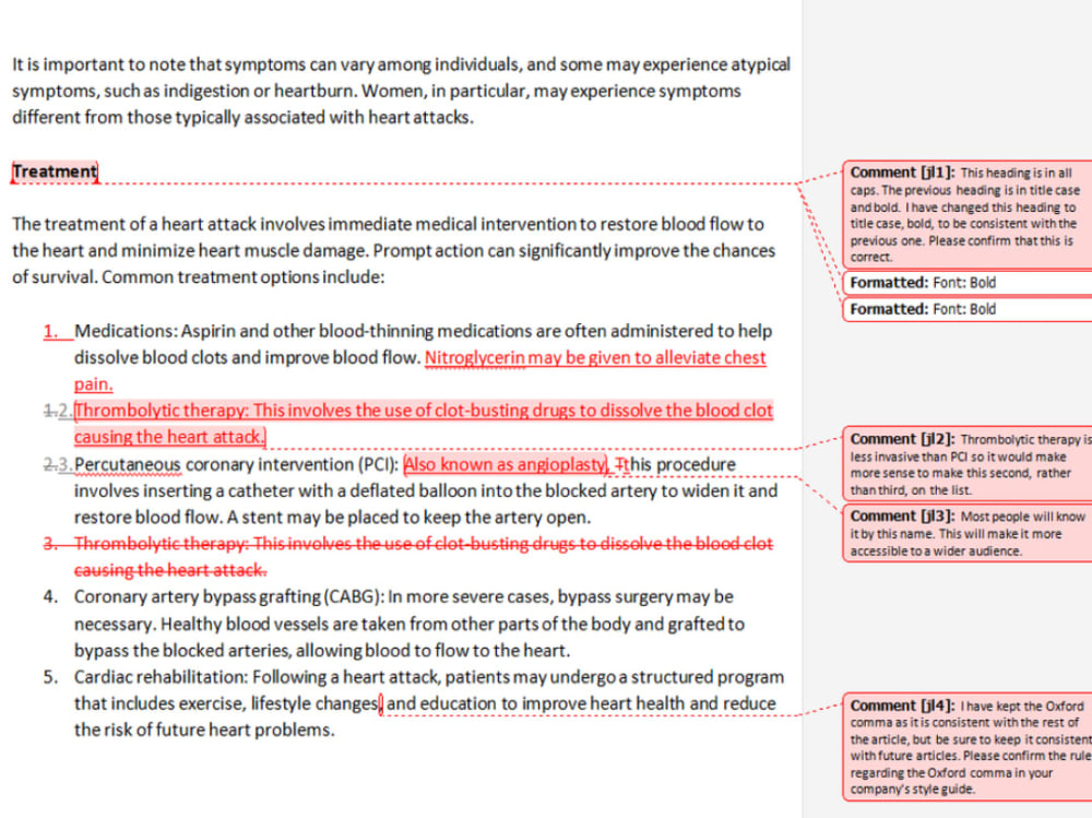 An expertly edited medical article | Upwork