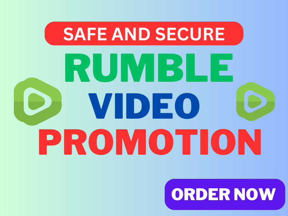 Rumble video promotion, rumble channel promotion youtube Upwork