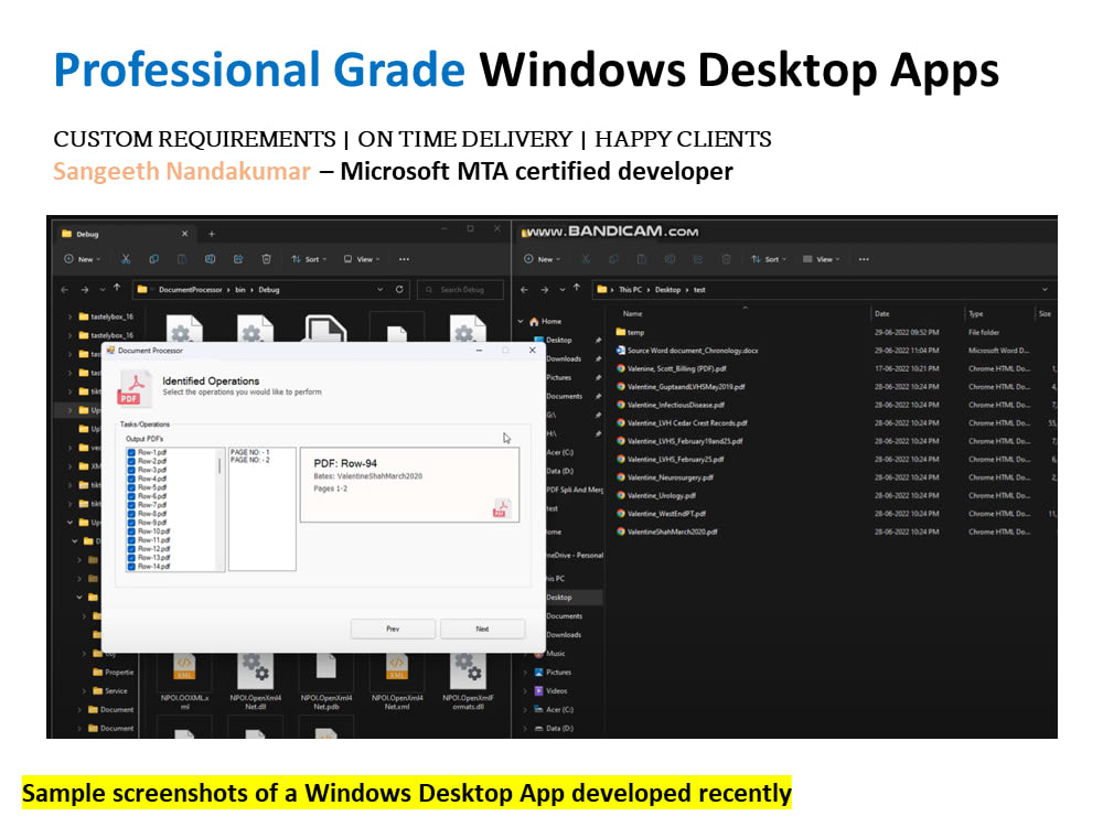 Powerful Windows Desktop App Upwork