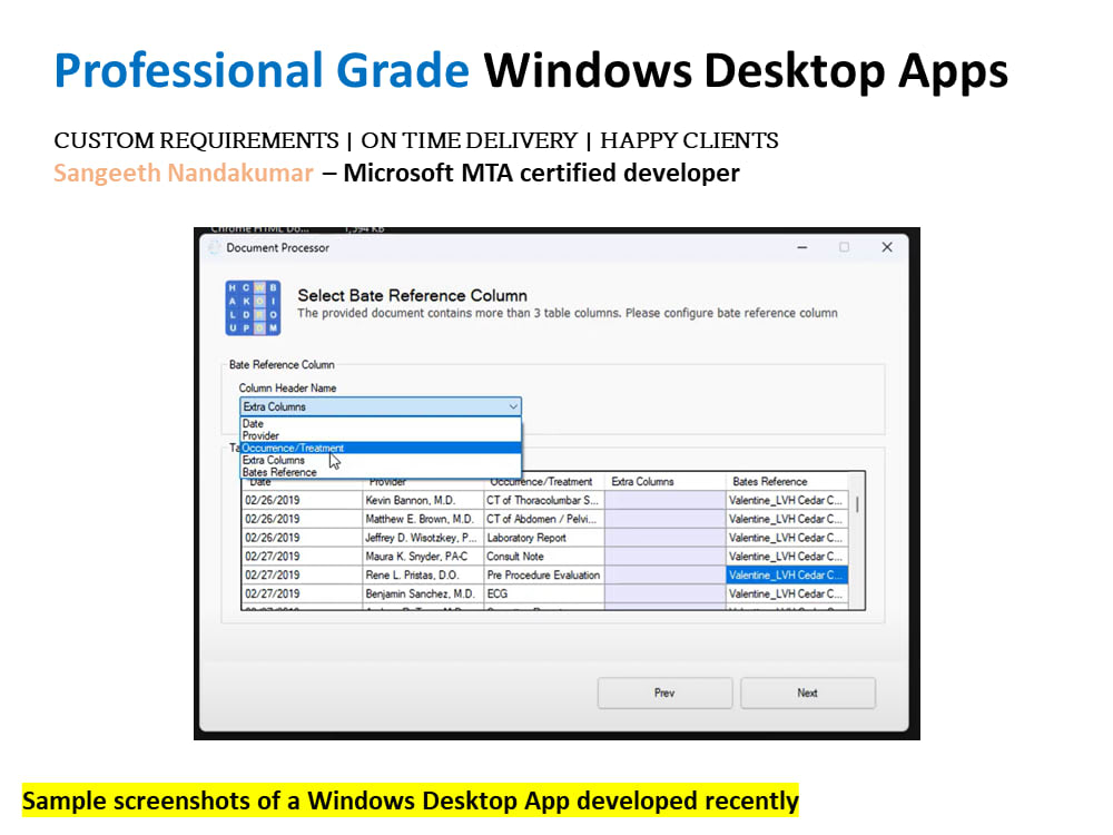 Powerful Windows Desktop App Upwork