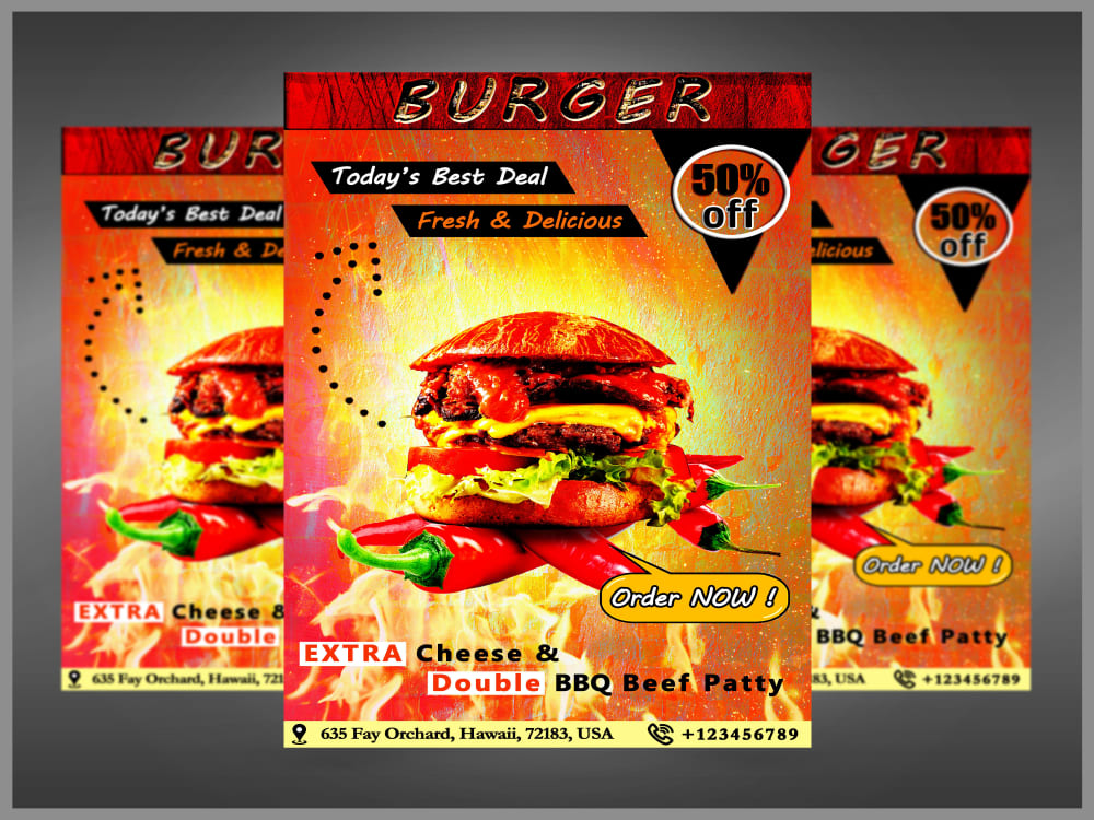 Professional, RESTAURANT MENU / FLYER / POSTER Design Upwork
