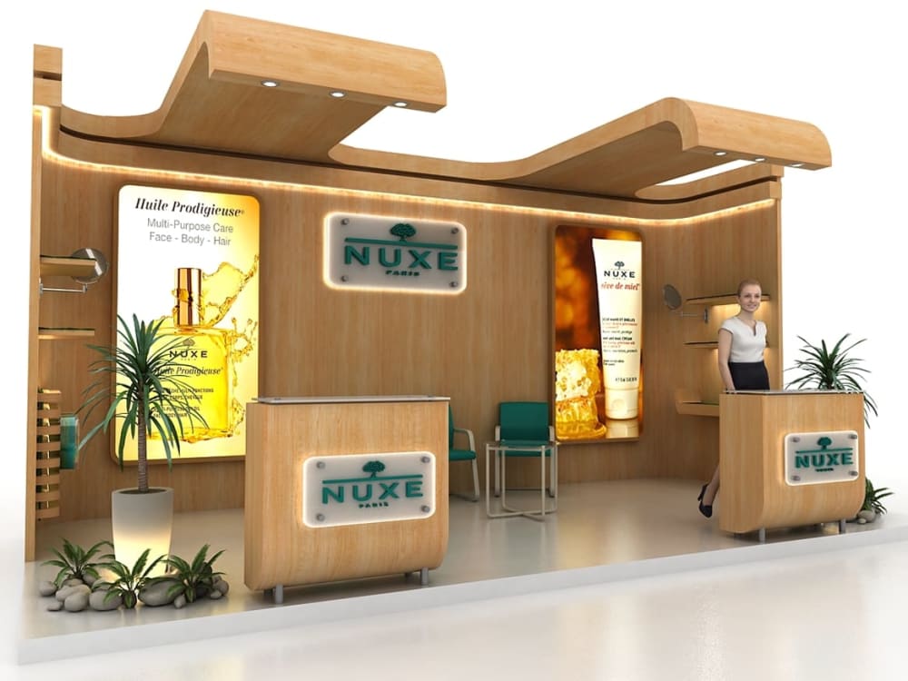 An Eye-Catching Trade-show Booth / Exhibition Stand / Kiosk / Photo ...