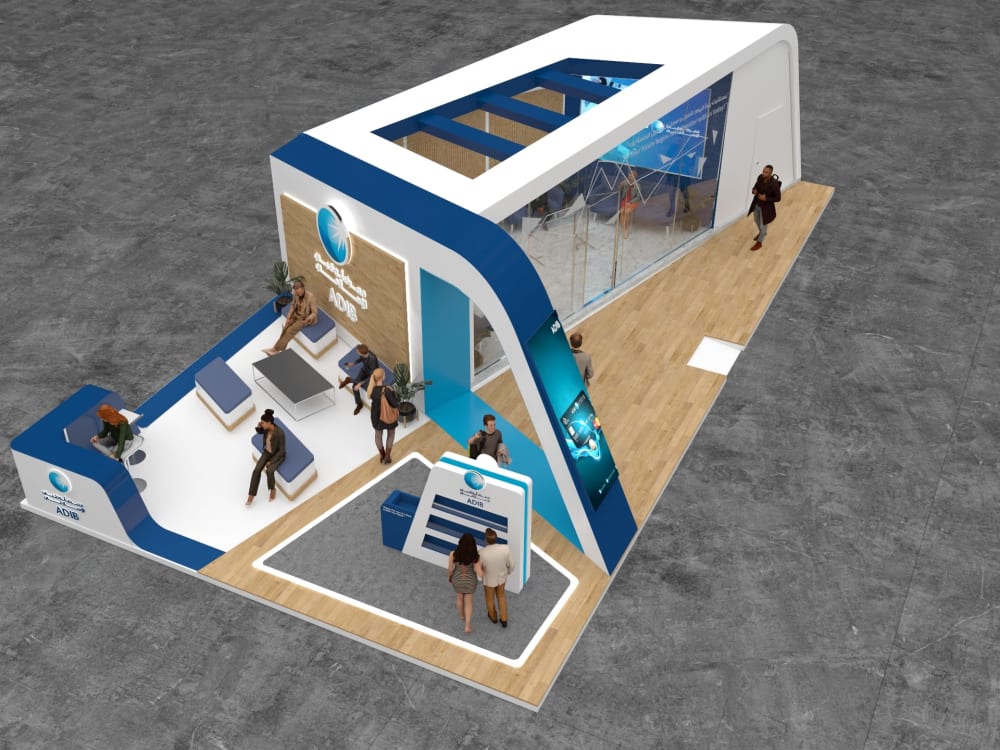 An Eye-Catching Trade-show Booth / Exhibition Stand / Kiosk / Photo ...