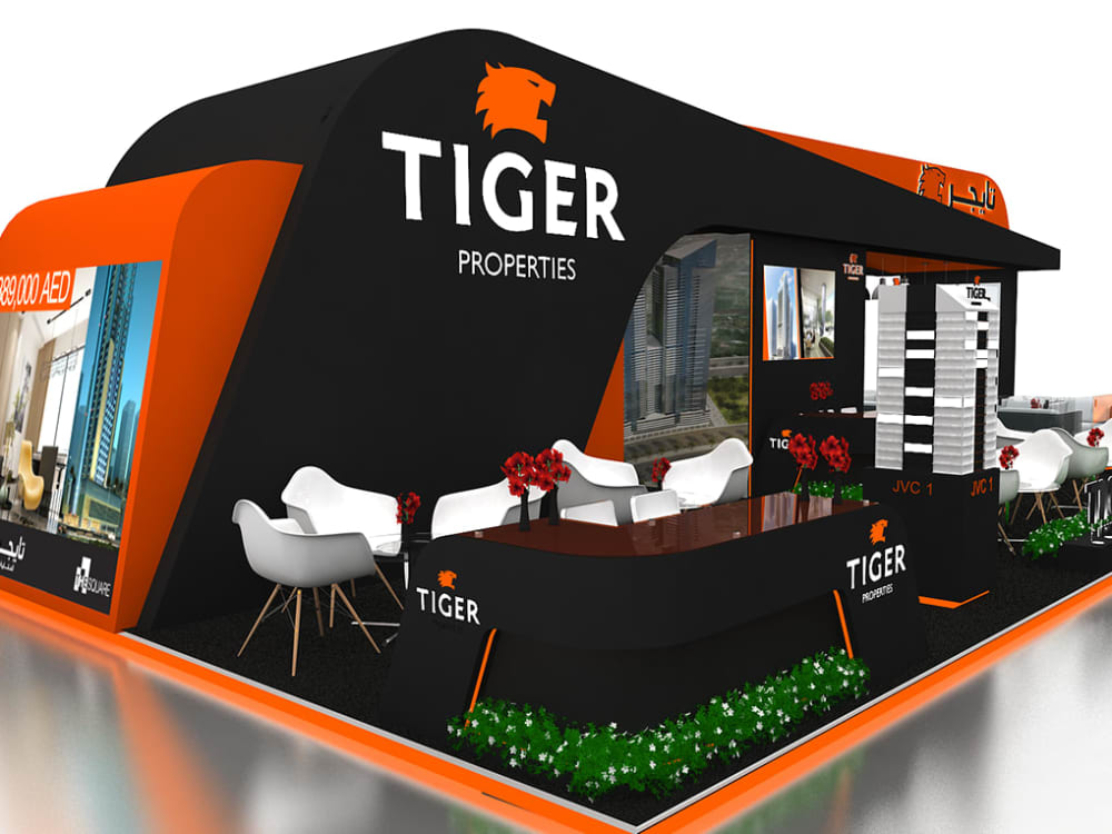 An Eye-Catching Trade-show Booth / Exhibition Stand / Kiosk / Photo ...