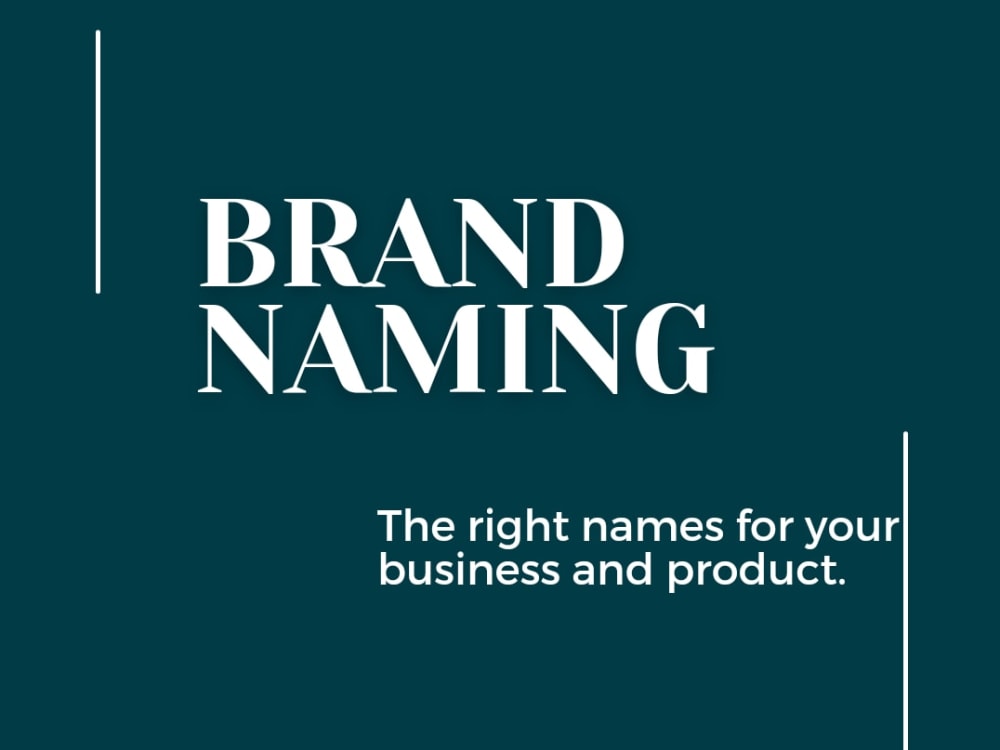 Amazing and appealing product names for your products. Upwork