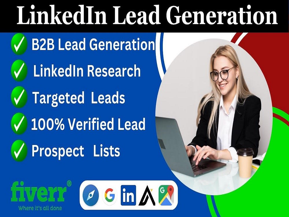 LinkedIn targeted lead generation and b2b lead generation Upwork