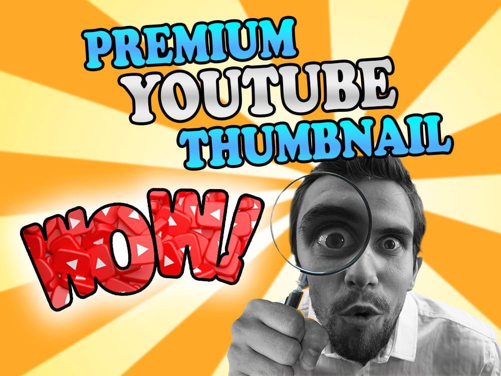 A high quality eye catching YouTube Thumbnail Upwork