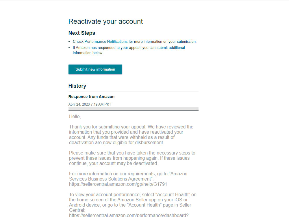 Amazon deactivated/suspended account reinstated | Upwork