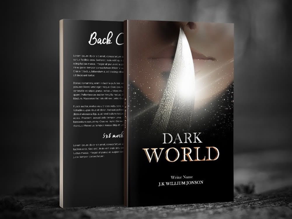 Book cover design, ebook cover, amazon KDP cover with 3d mockup Upwork