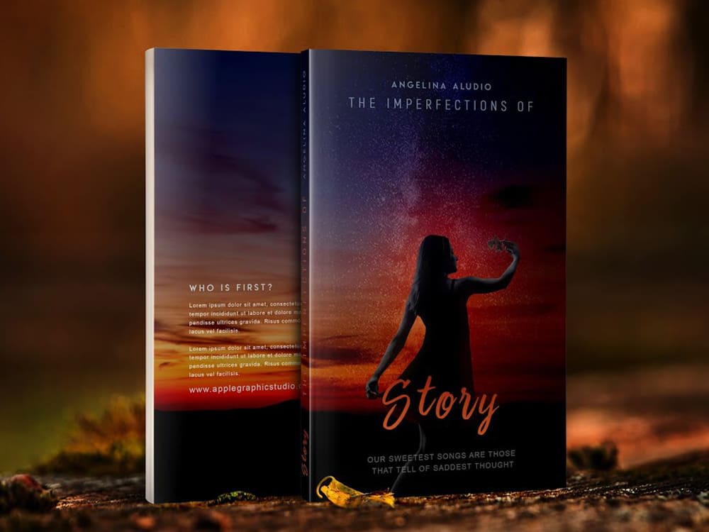Book cover design, ebook cover, amazon KDP cover with 3d mockup Upwork