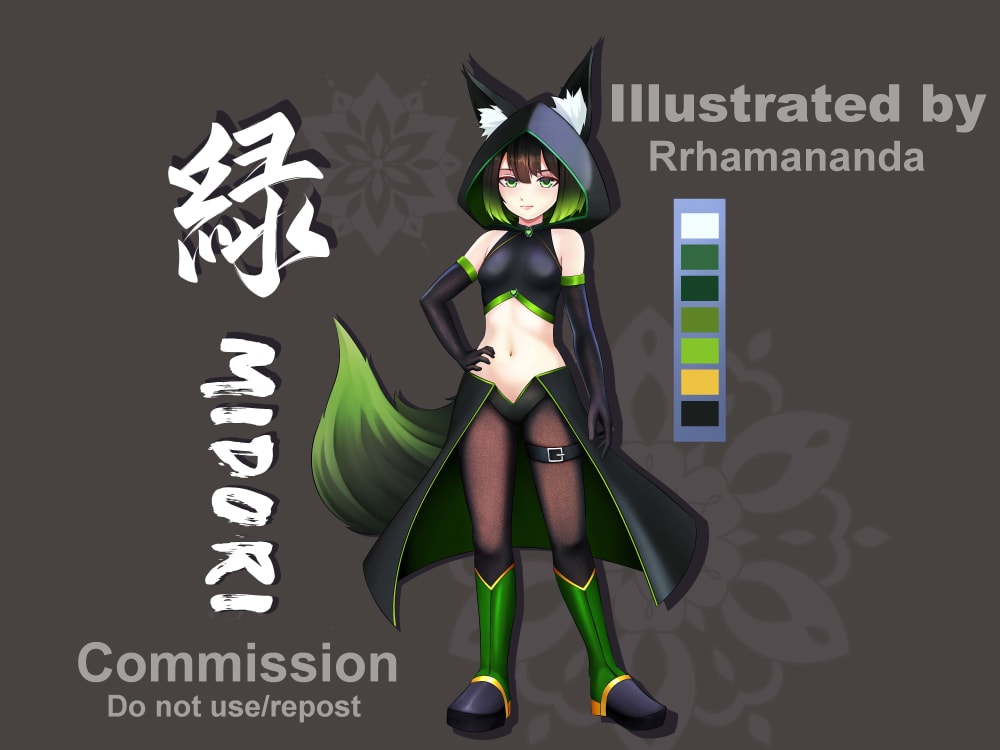 Commission - Sayonanii Reference Sheet by Hyanna-Natsu on DeviantArt