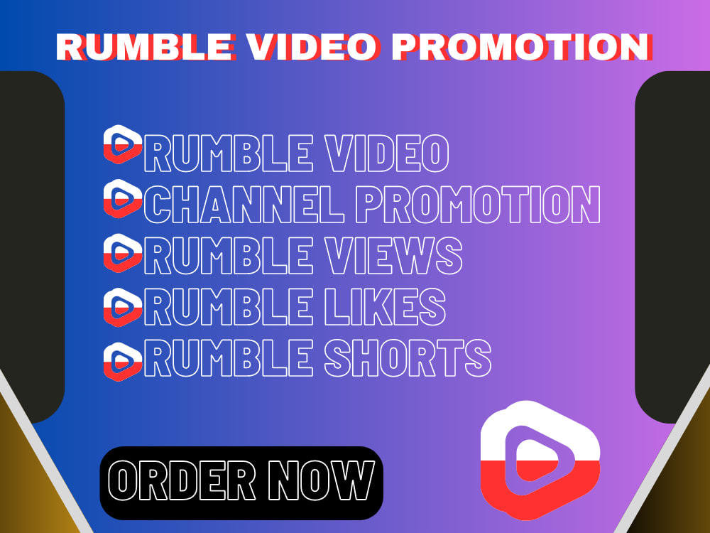 Rumble video promotion, rumble channel to 1m audience Upwork