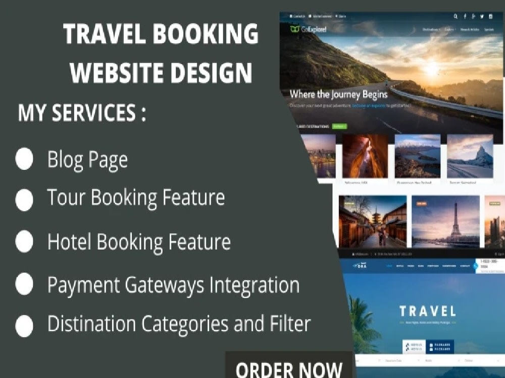 A Travel And Tour Booking site Upwork