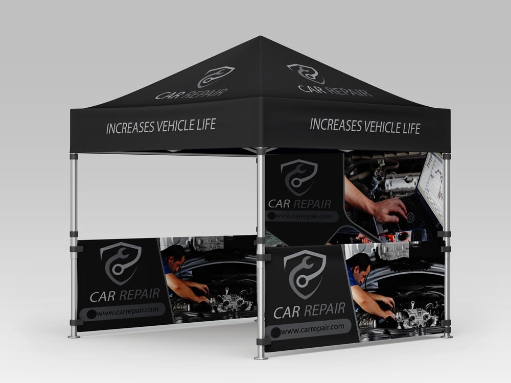 Professional Tent, canopy, table cover, feather flag and backdrop banners