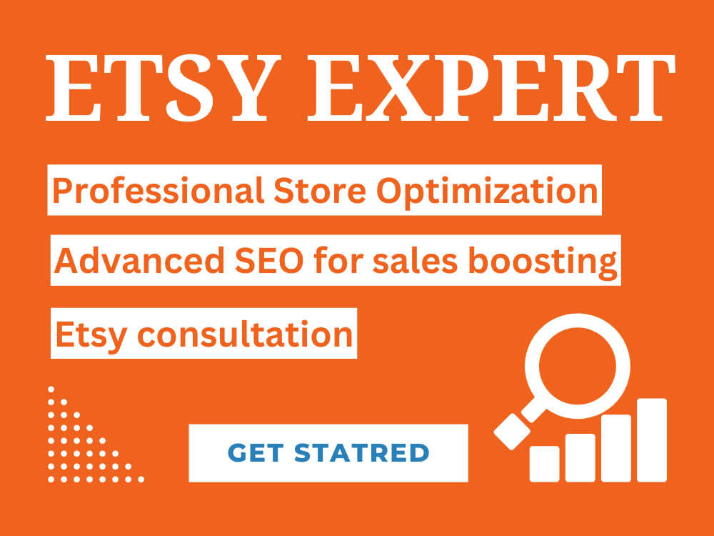 Etsy SEO, Store Optimization, Print on demand, Etsy shop setup, Etsy