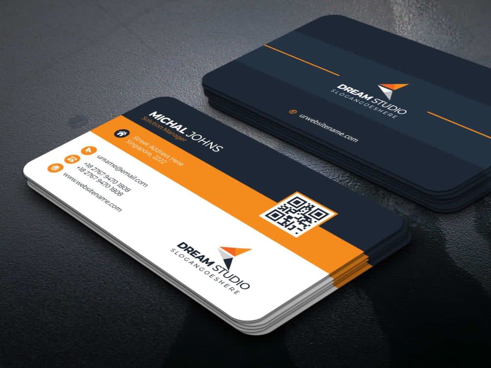 A Business card designs Upwork