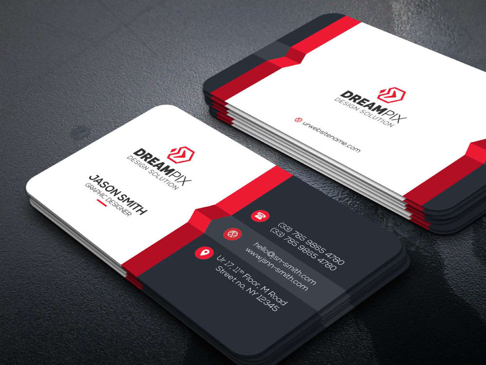 A Business card designs Upwork