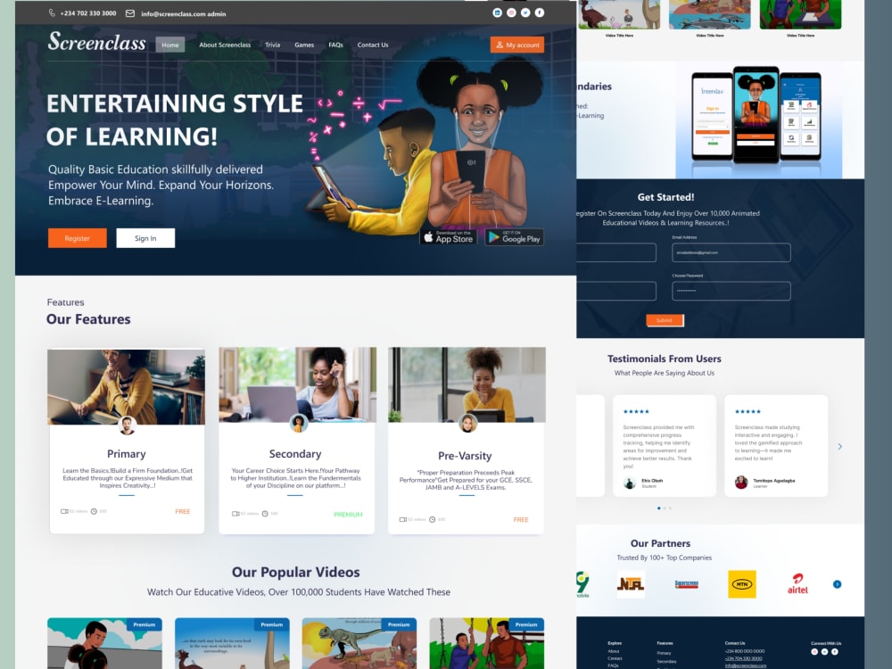 A UI/UX that not only looks great but delivers a seamless user ...
