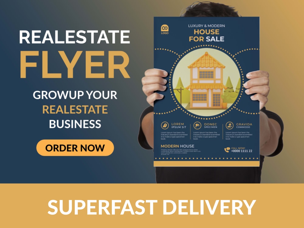 Professional real estate flyer design Upwork
