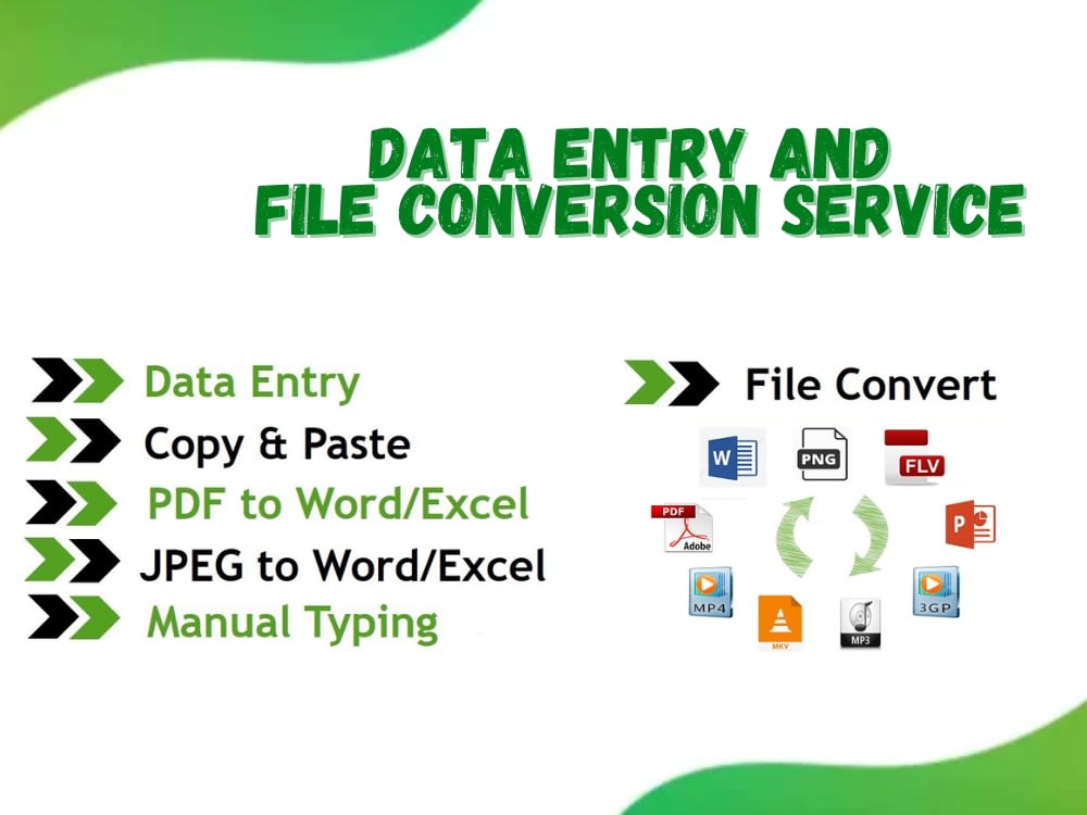 Data Entry and File conversion service Upwork