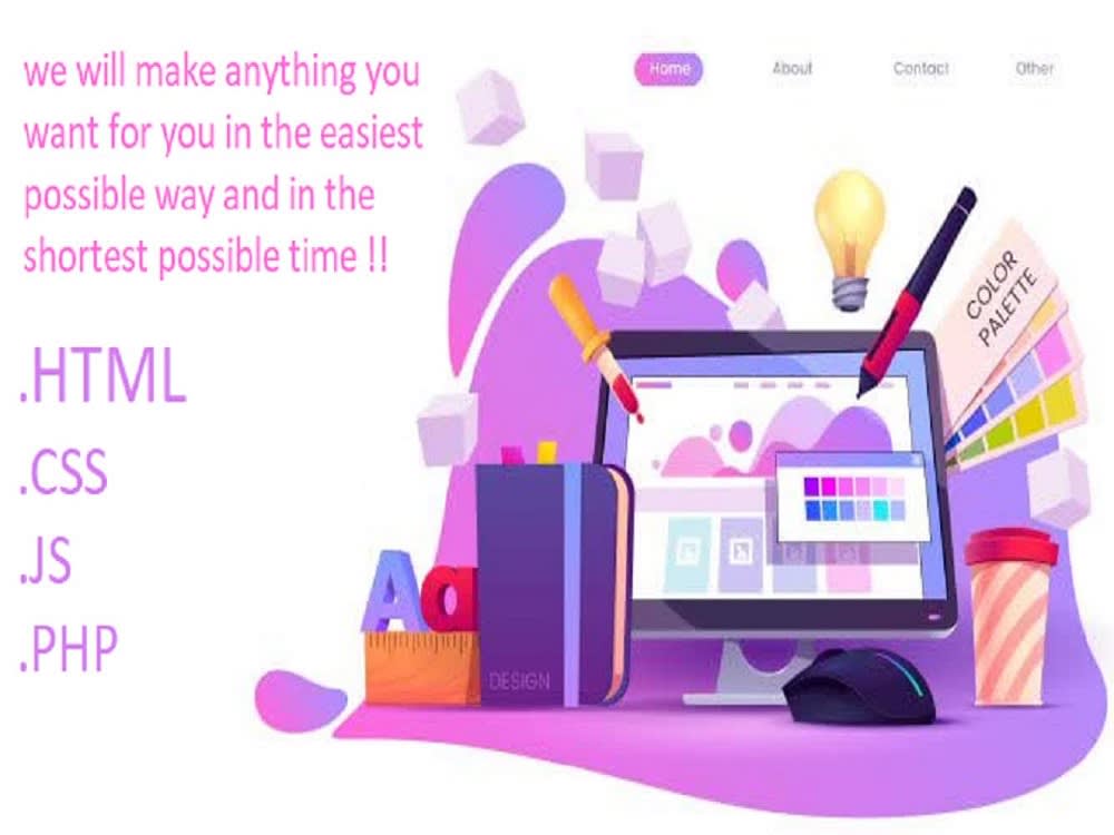 A nice web page designed with HTML and CSS | Upwork