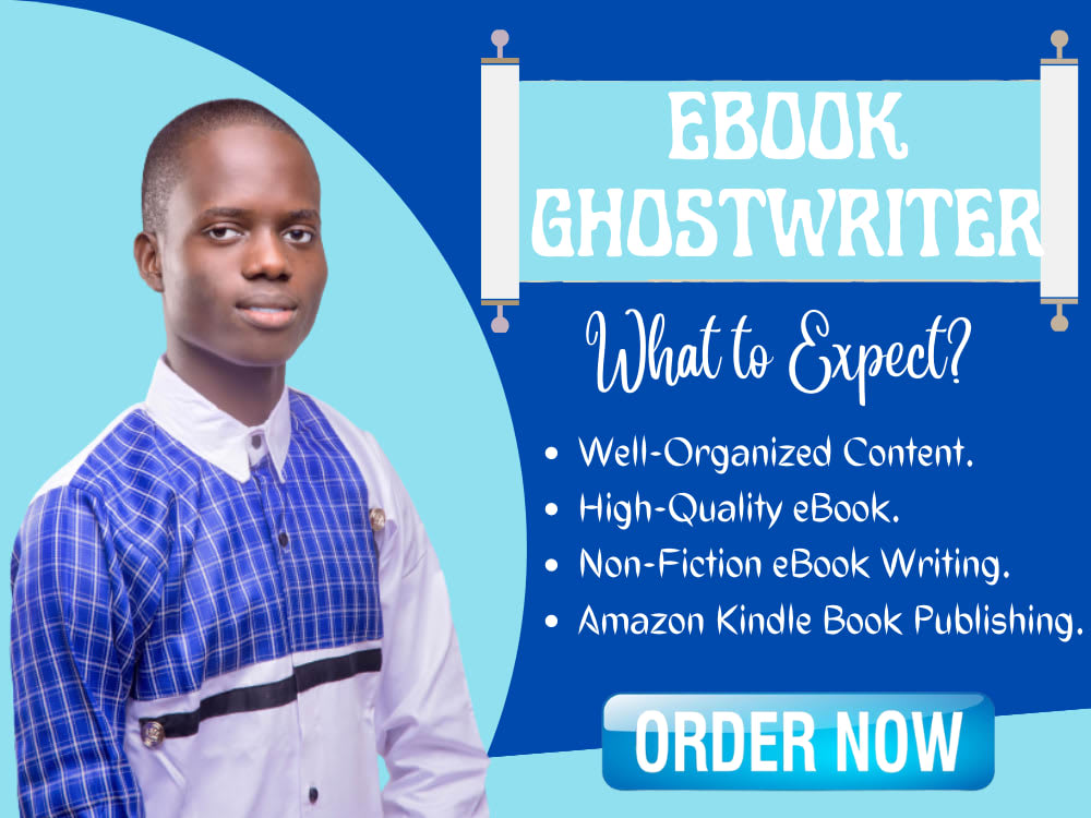 EBook ghostwriter for compelling eBook writing Guaranteed to sell on Amazon Upwork