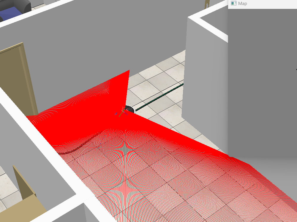 A realistic simulation for any kind of robot using coppeliasimvrep