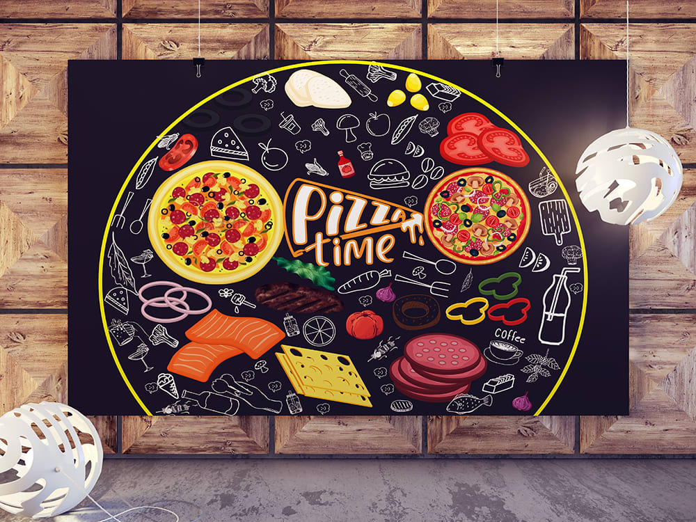 You will get office, home and restaurant wall art, mural, and doodle art