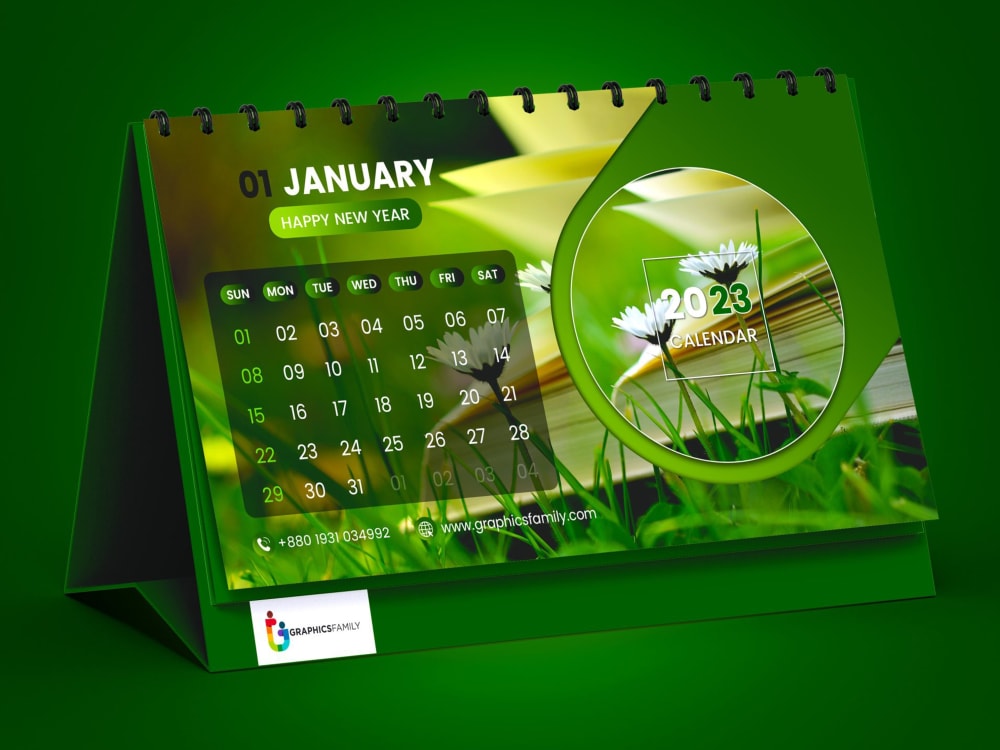 Amazing printable desk or wall calendar, yearly planner or journal | Upwork