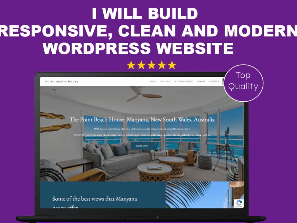 A responsive WordPress website using Elementor Pro for your business ...