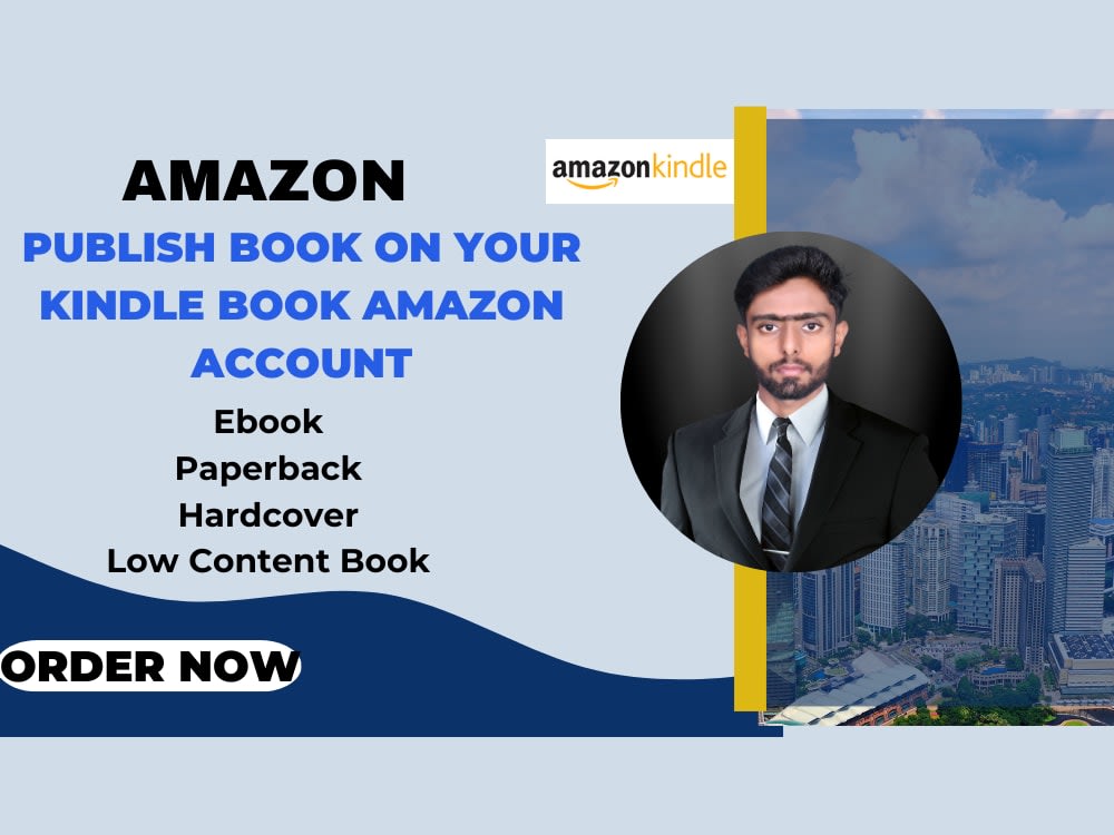Amazon KDP Virtual Assistant, format & publish your book on amazon