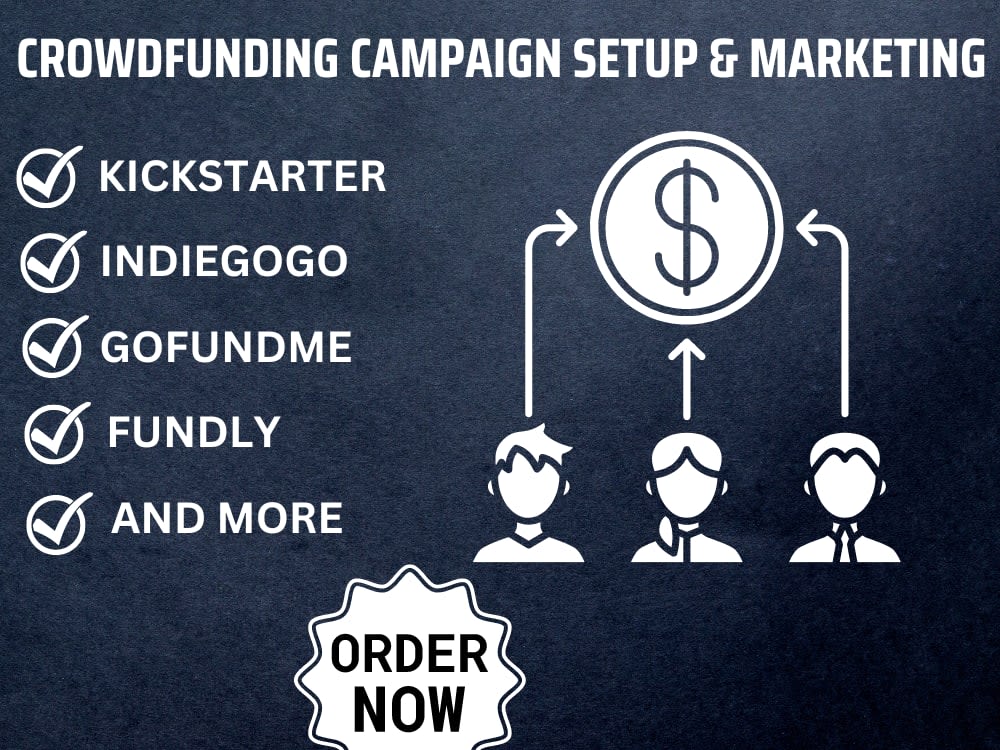 Kickstarter Crowdfunding Campaign Account Setup Upwork